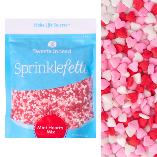 Mini Hearts Mix Bulk - 10oz