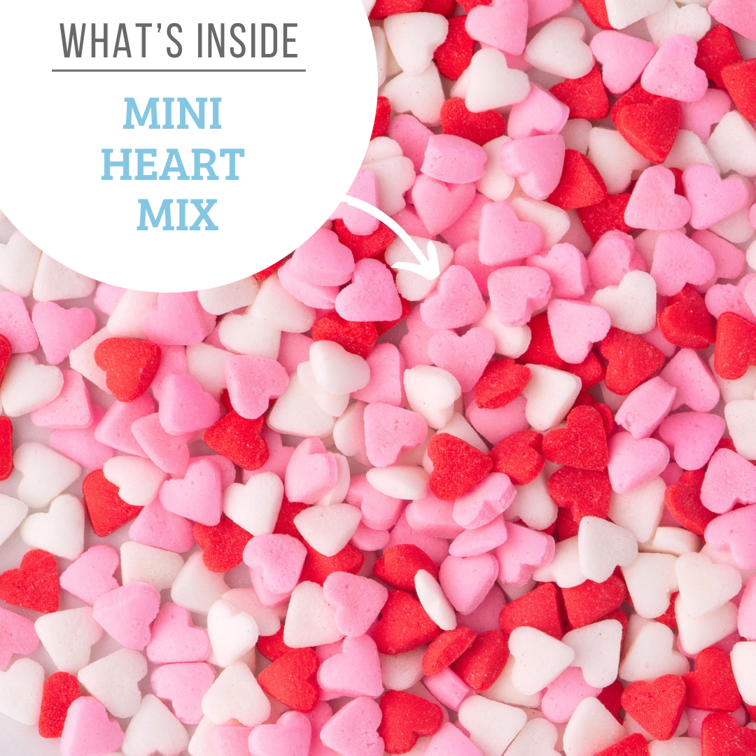 Mini Hearts Mix Bulk - 10oz