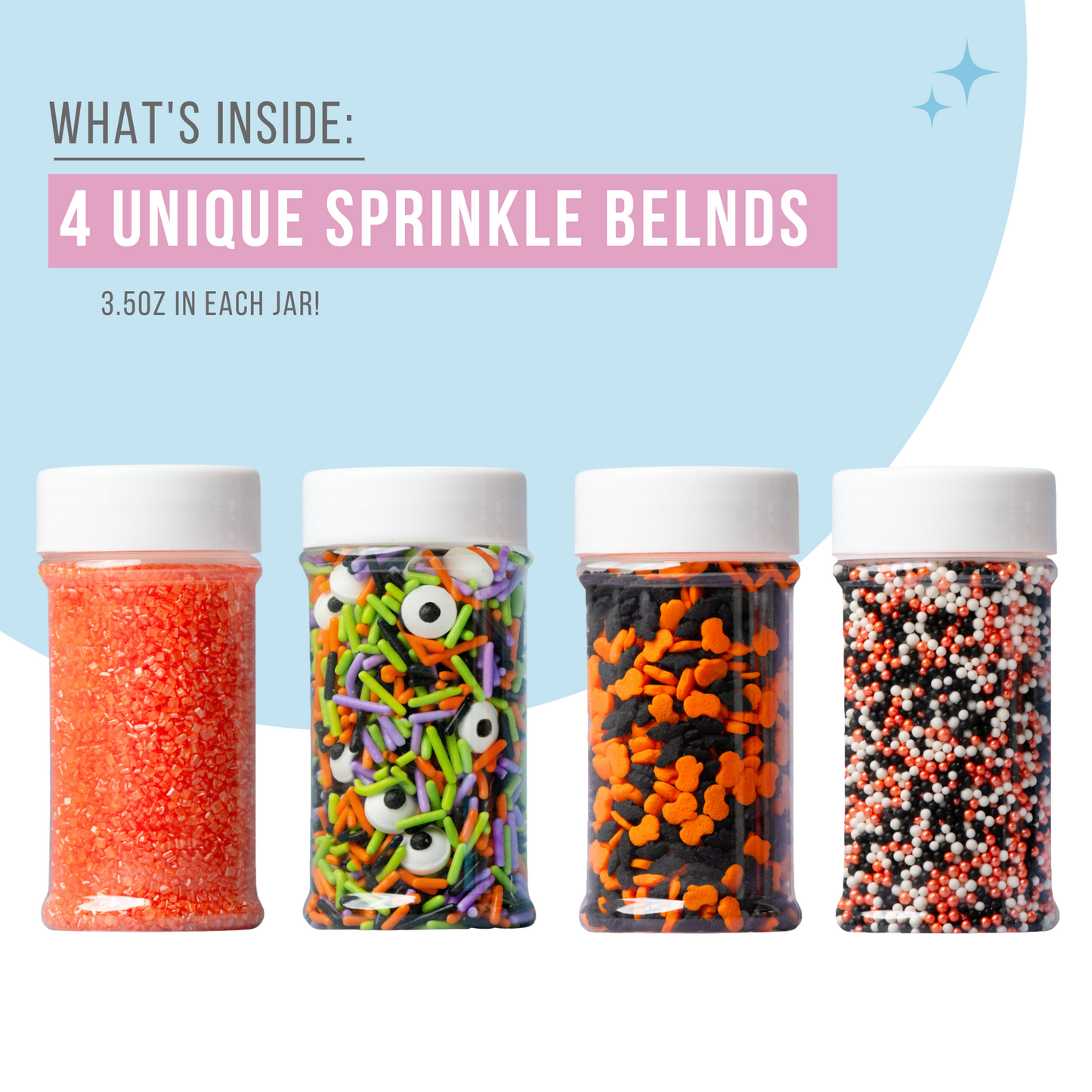 Halloween Sprinkle Set - 4 Pack