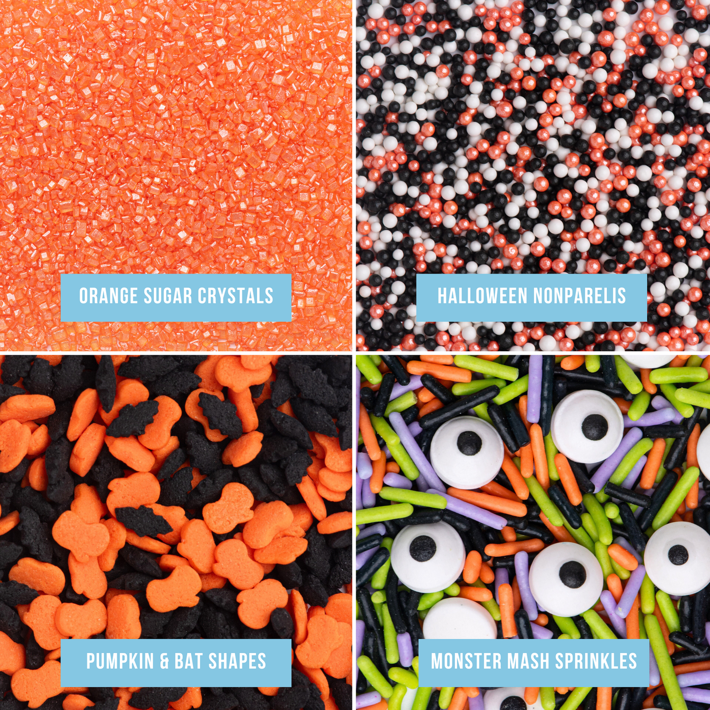 Halloween Sprinkle Set - 4 Pack