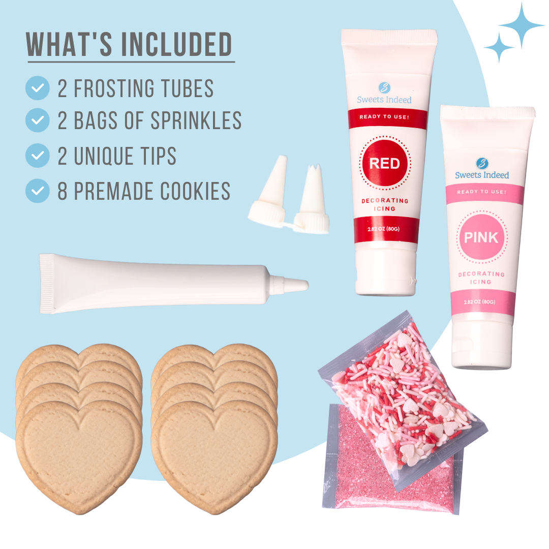 Valentine's Day Cookie Decorating Kits