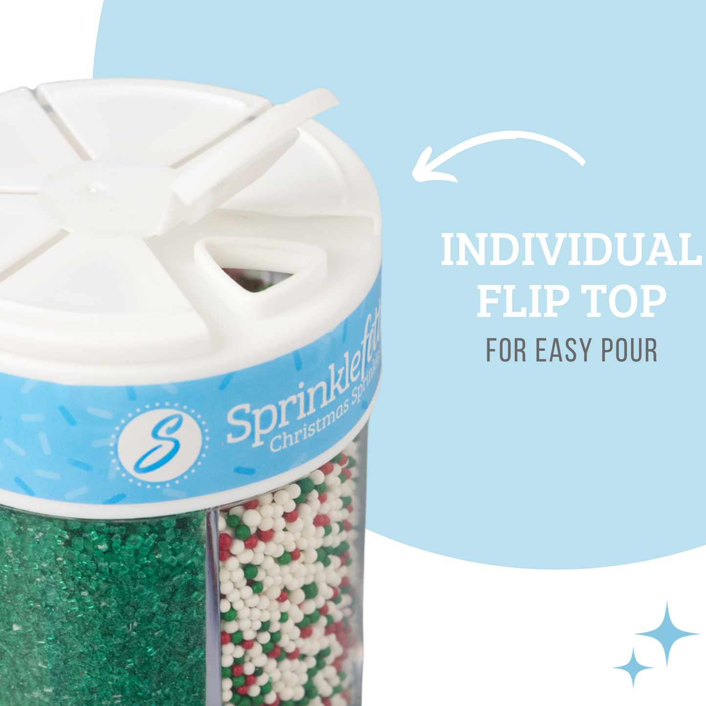 Christmas Sprinkle Jar