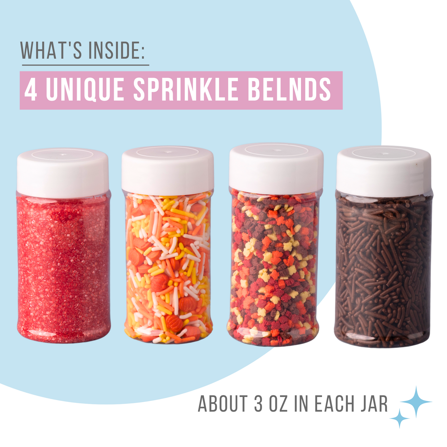 Fall 4 Pack Sprinkle Set