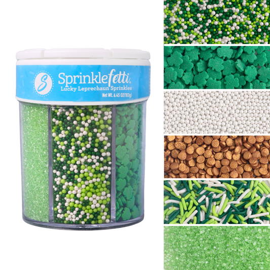 St.Patrick's Day Lucky Sprinkle Jar - 6 Cell